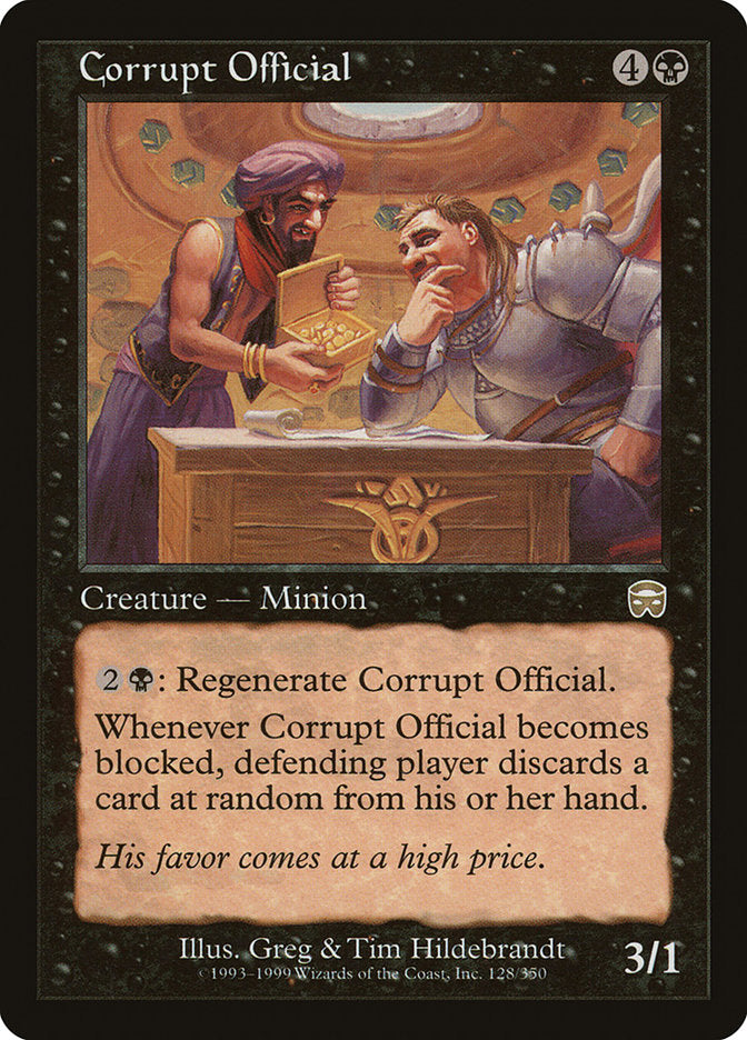 Corrupt Official [Mercadian Masques] | GrognardGamesBatavia