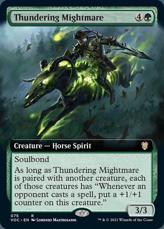 Thundering Mightmare (Extended Art) [Innistrad: Crimson Vow Commander] | GrognardGamesBatavia