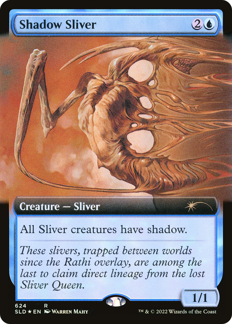 Shadow Sliver (Extended Art) [Secret Lair Drop Promos] | GrognardGamesBatavia