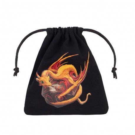 Dragon Black & adorable Dice Bag | GrognardGamesBatavia