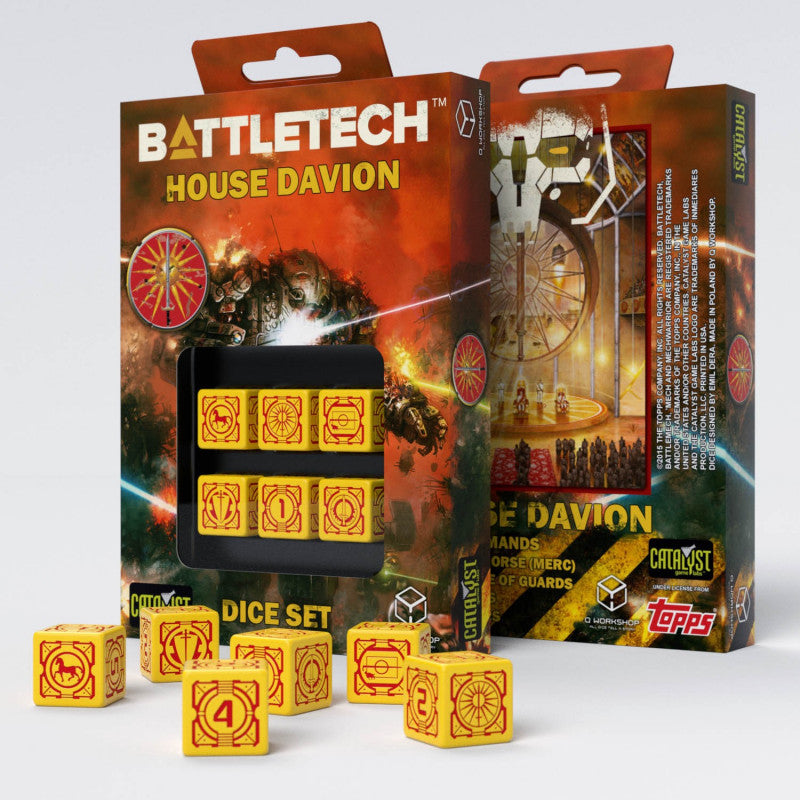 Battletech House Davion Dice Set | GrognardGamesBatavia