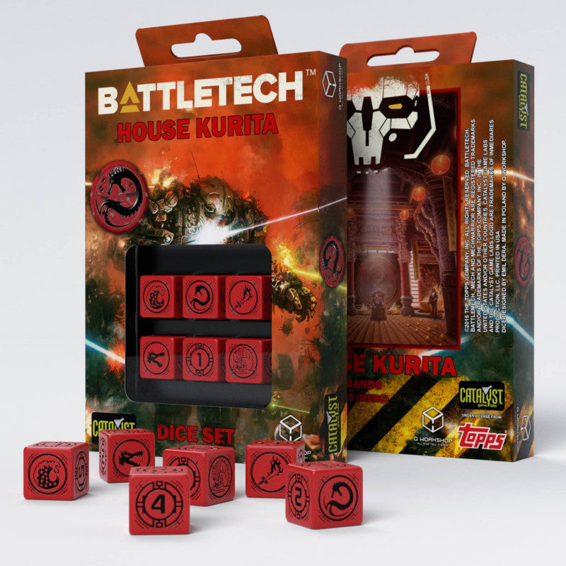 Battletech House Kurita Dice Set | GrognardGamesBatavia