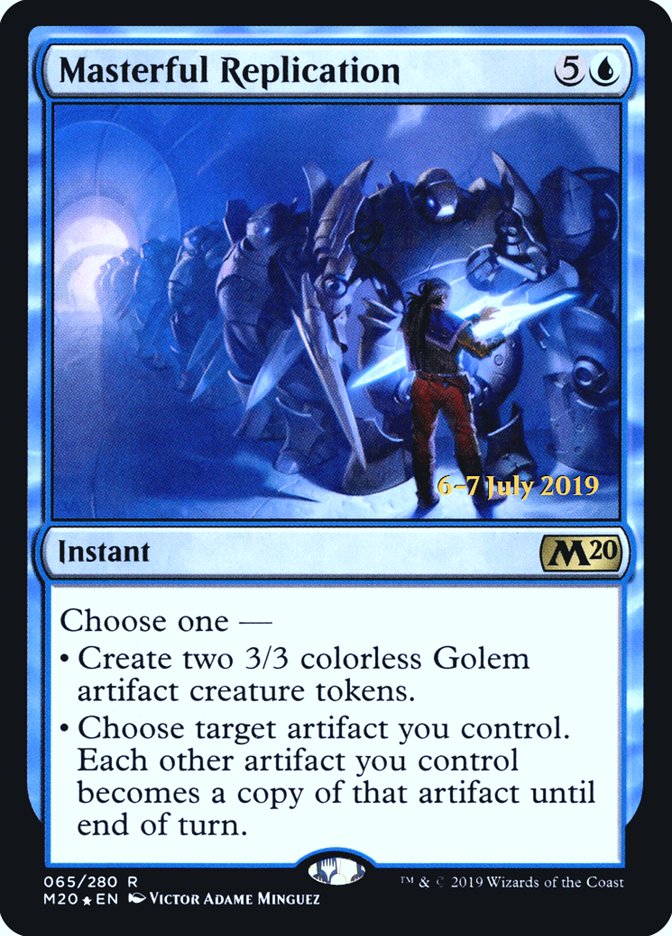 Masterful Replication [Core Set 2020 Prerelease Promos] | GrognardGamesBatavia