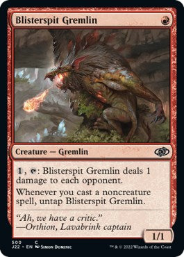 Blisterspit Gremlin [Jumpstart 2022] | GrognardGamesBatavia