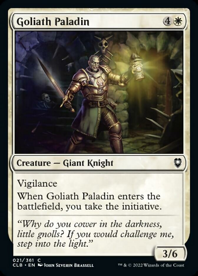 Goliath Paladin [Commander Legends: Battle for Baldur's Gate] | GrognardGamesBatavia