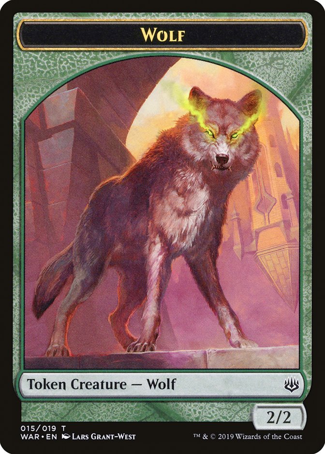 Wolf Token [War of the Spark Tokens] | GrognardGamesBatavia