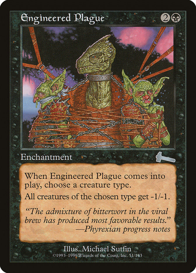 Engineered Plague [Urza's Legacy] | GrognardGamesBatavia