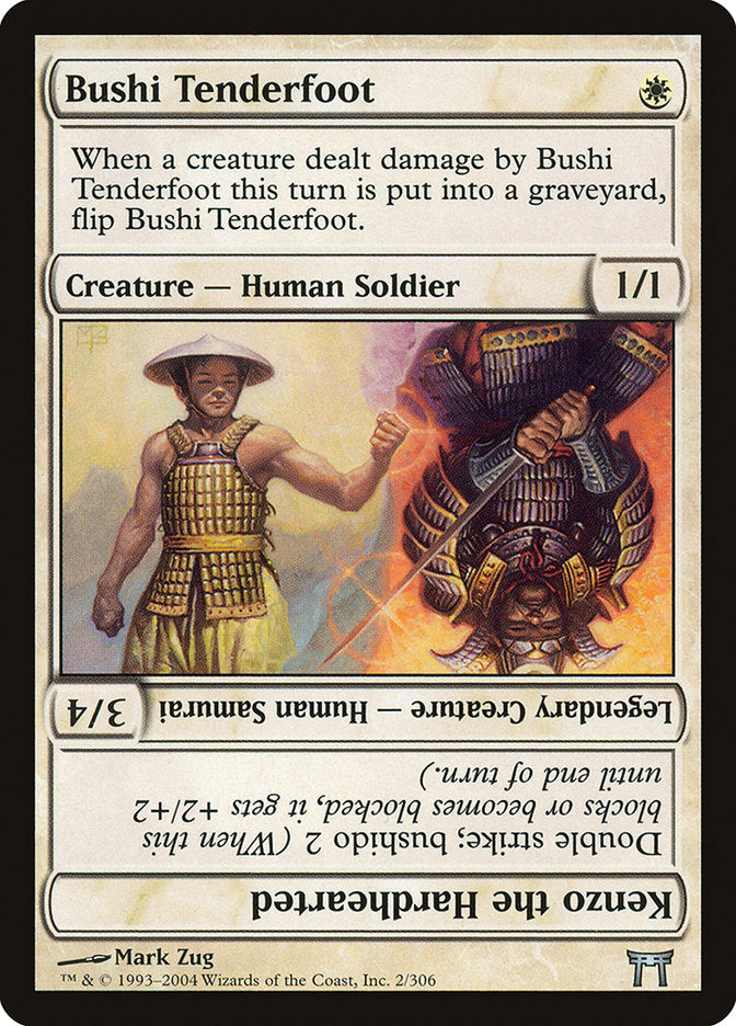 Bushi Tenderfoot // Kenzo the Hardhearted [Champions of Kamigawa] | GrognardGamesBatavia