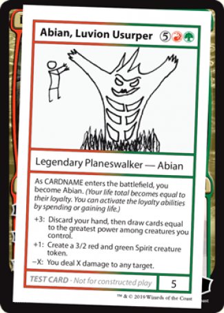 Abian, Luvion Usurper (2021 Edition) [Mystery Booster Playtest Cards] | GrognardGamesBatavia
