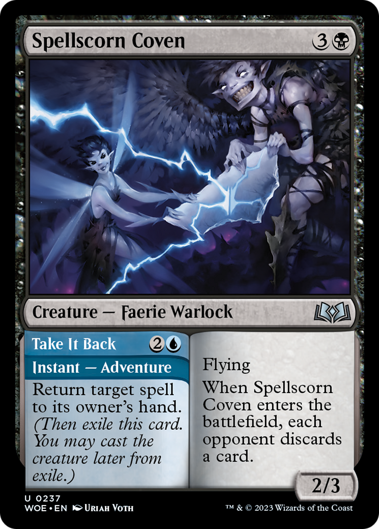 Spellscorn Coven // Take It Back [Wilds of Eldraine] | GrognardGamesBatavia