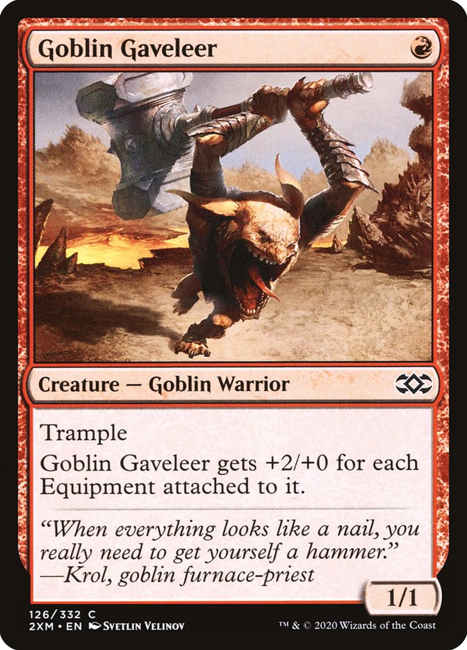 Goblin Gaveleer [Double Masters] | GrognardGamesBatavia