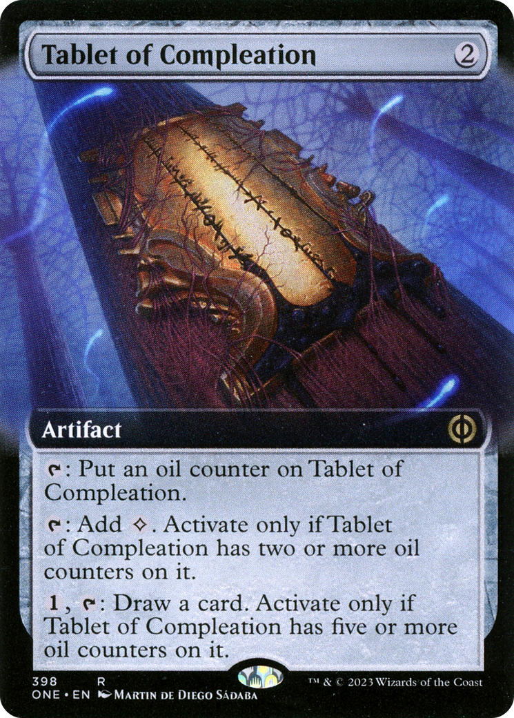Tablet of Compleation (Extended Art) [Phyrexia: All Will Be One] | GrognardGamesBatavia