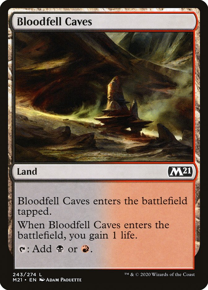 Bloodfell Caves [Core Set 2021] | GrognardGamesBatavia