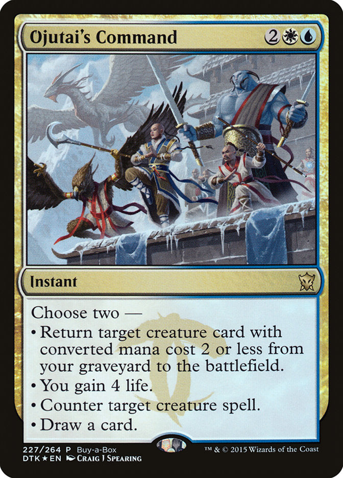 Ojutai's Command (Buy-A-Box) [Dragons of Tarkir Promos] | GrognardGamesBatavia