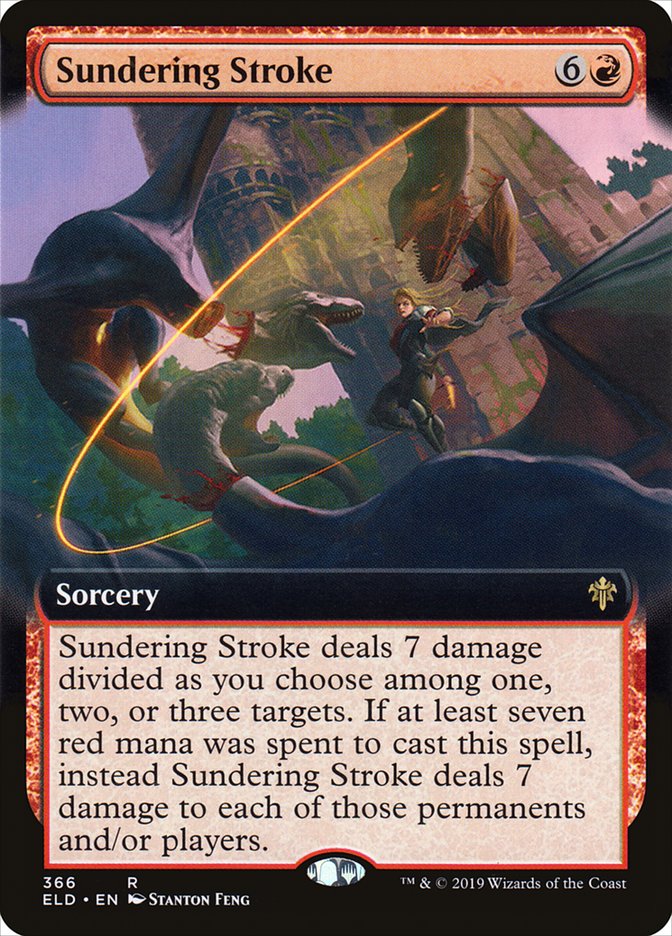 Sundering Stroke (Extended Art) [Throne of Eldraine] | GrognardGamesBatavia