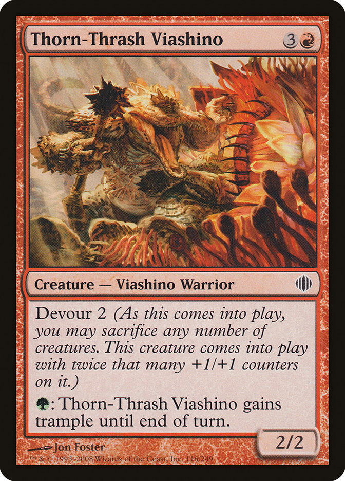 Thorn-Thrash Viashino [Shards of Alara] | GrognardGamesBatavia