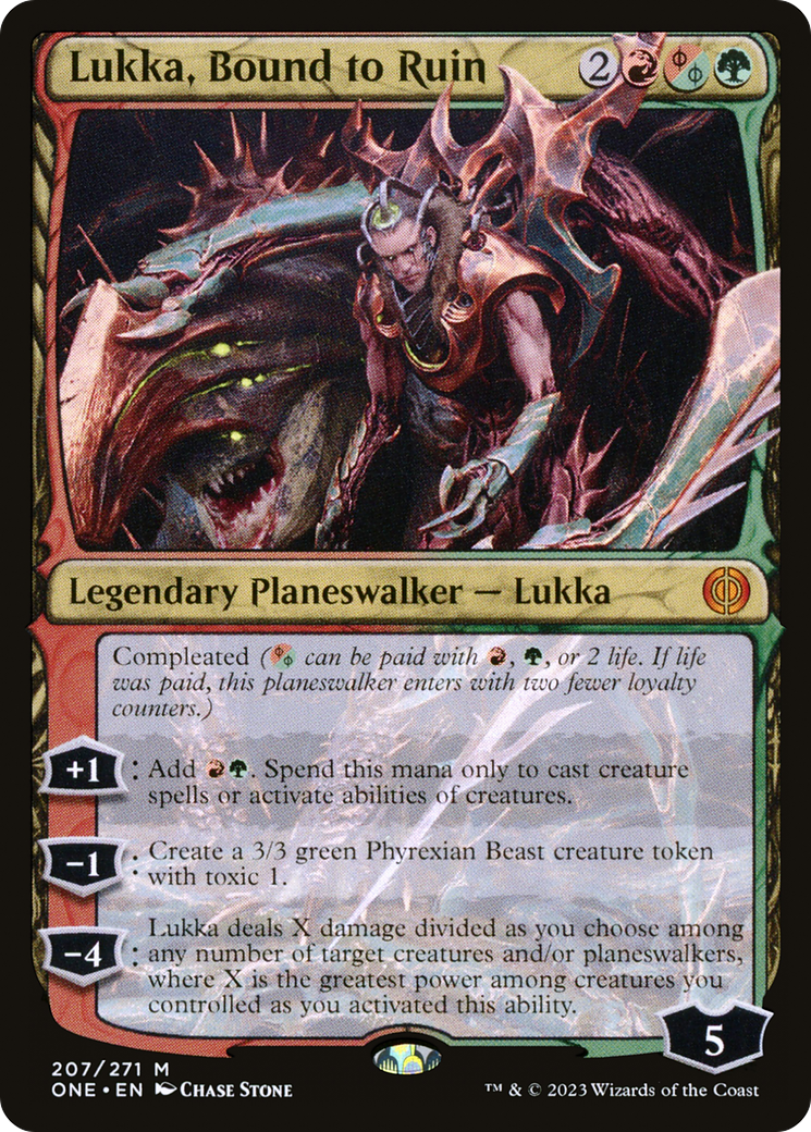 Lukka, Bound to Ruin [Phyrexia: All Will Be One] | GrognardGamesBatavia