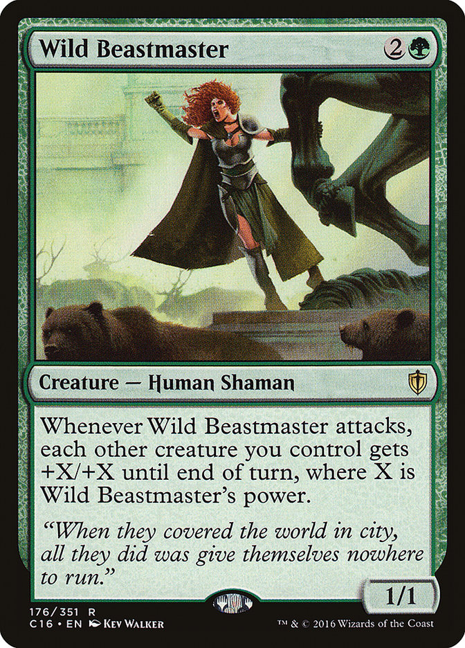 Wild Beastmaster [Commander 2016] | GrognardGamesBatavia