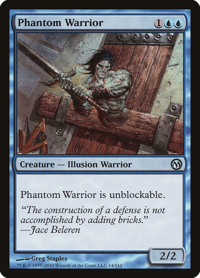 Phantom Warrior [Duels of the Planeswalkers] | GrognardGamesBatavia