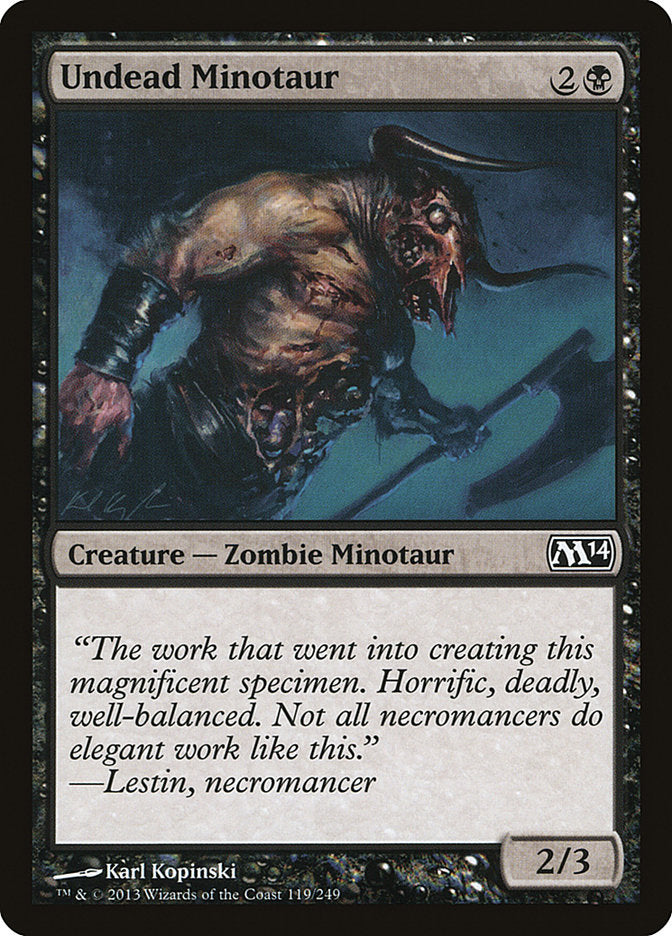 Undead Minotaur [Magic 2014] | GrognardGamesBatavia