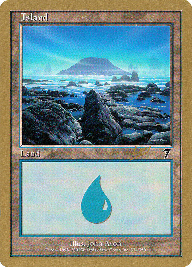 Island (rl334) (Raphael Levy) [World Championship Decks 2002] | GrognardGamesBatavia