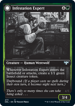 Infestation Expert // Infested Werewolf [Innistrad: Double Feature] | GrognardGamesBatavia