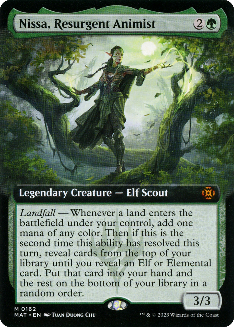 Nissa, Resurgent Animist (Extended Art) [March of the Machine: The Aftermath] | GrognardGamesBatavia