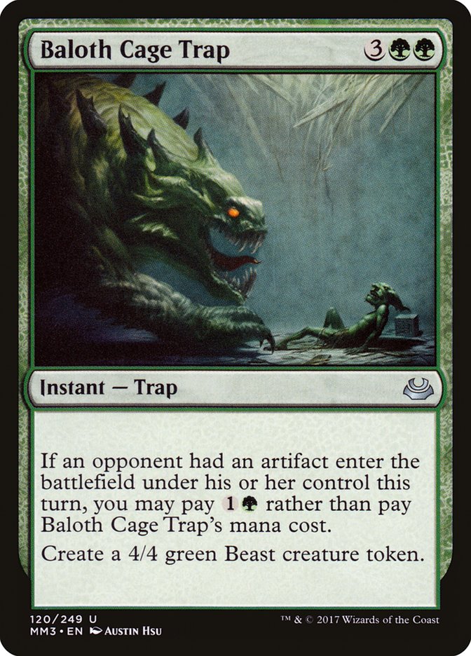 Baloth Cage Trap [Modern Masters 2017] | GrognardGamesBatavia