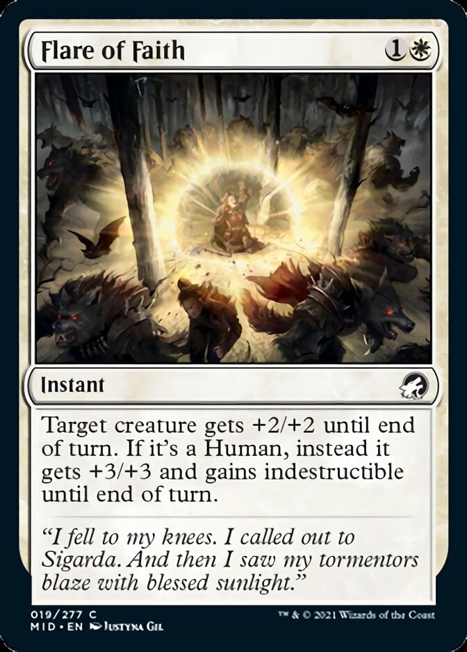 Flare of Faith [Innistrad: Midnight Hunt] | GrognardGamesBatavia