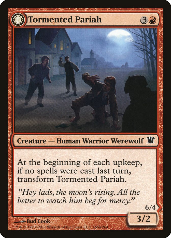 Tormented Pariah // Rampaging Werewolf [Innistrad] | GrognardGamesBatavia