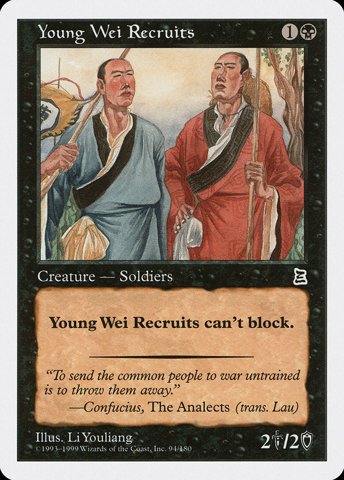 Young Wei Recruits [Portal Three Kingdoms] | GrognardGamesBatavia