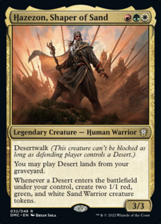 Hazezon, Shaper of Sand [Dominaria United Commander] | GrognardGamesBatavia