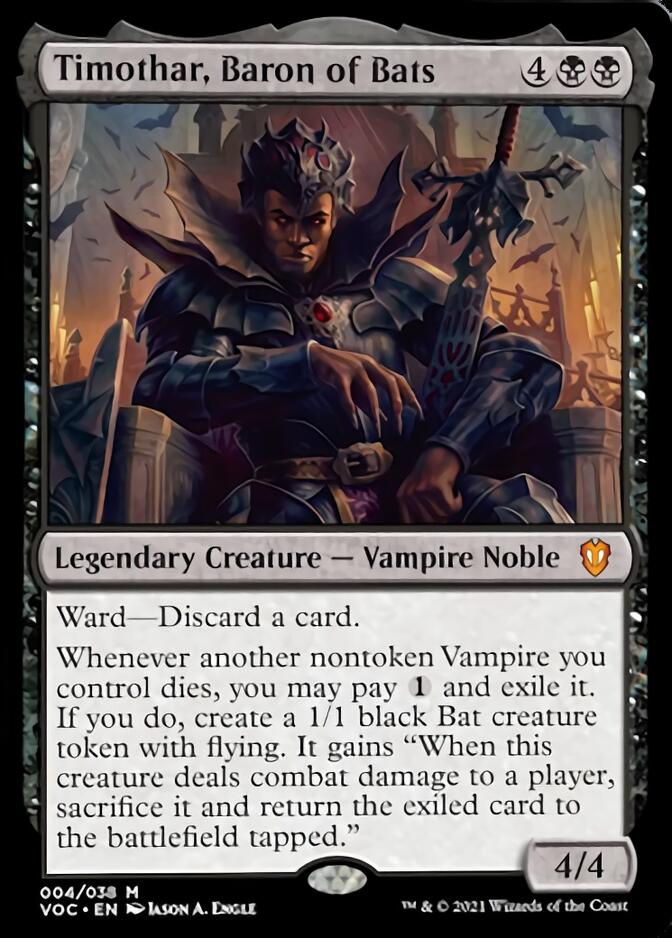 Timothar, Baron of Bats [Innistrad: Crimson Vow Commander] | GrognardGamesBatavia