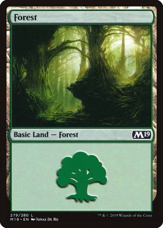 Forest (279) [Core Set 2019] | GrognardGamesBatavia