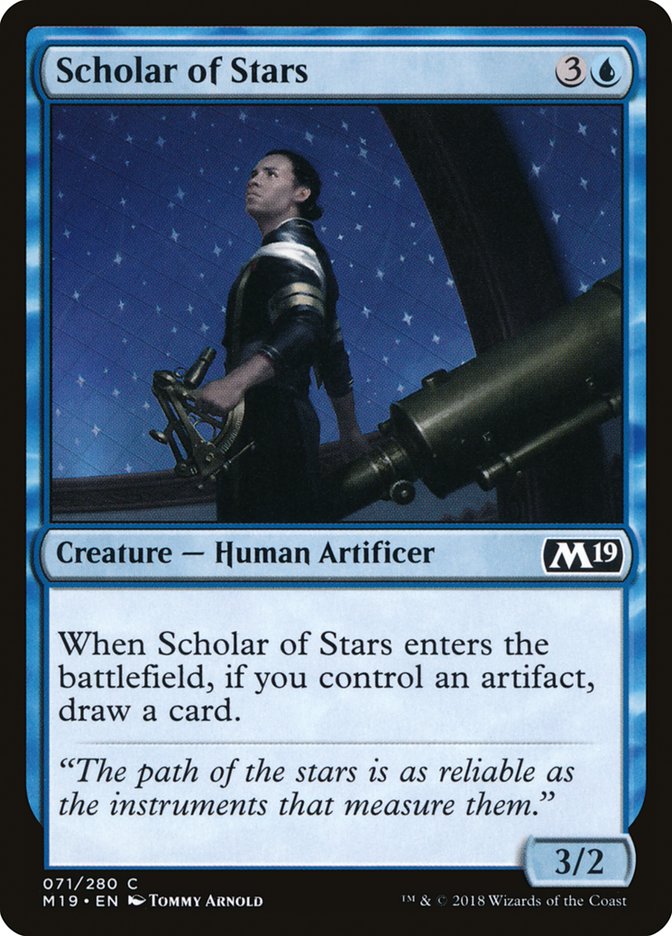 Scholar of Stars [Core Set 2019] | GrognardGamesBatavia