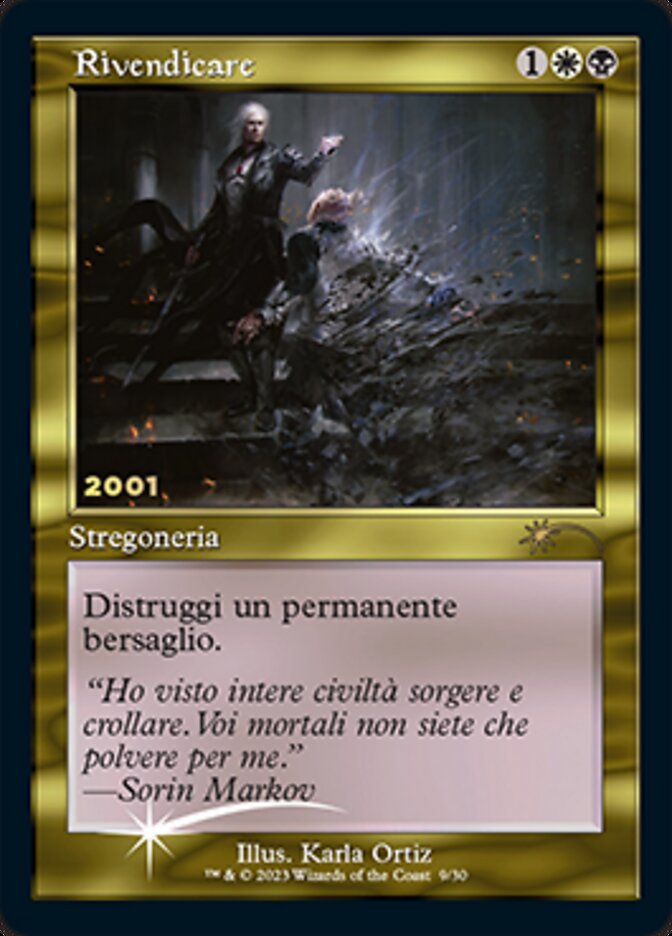 Rivendicare (Vindicate) [30th Anniversary Promos] | GrognardGamesBatavia