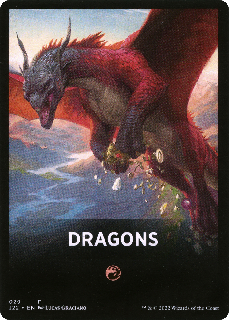 Dragons Theme Card [Jumpstart 2022 Front Cards] | GrognardGamesBatavia