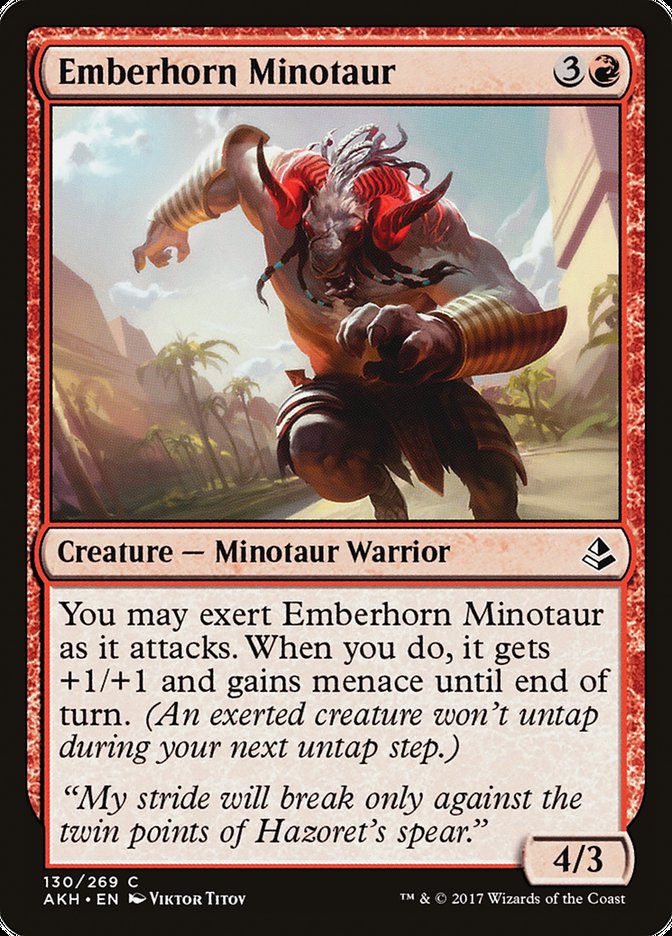 Emberhorn Minotaur [Amonkhet] | GrognardGamesBatavia