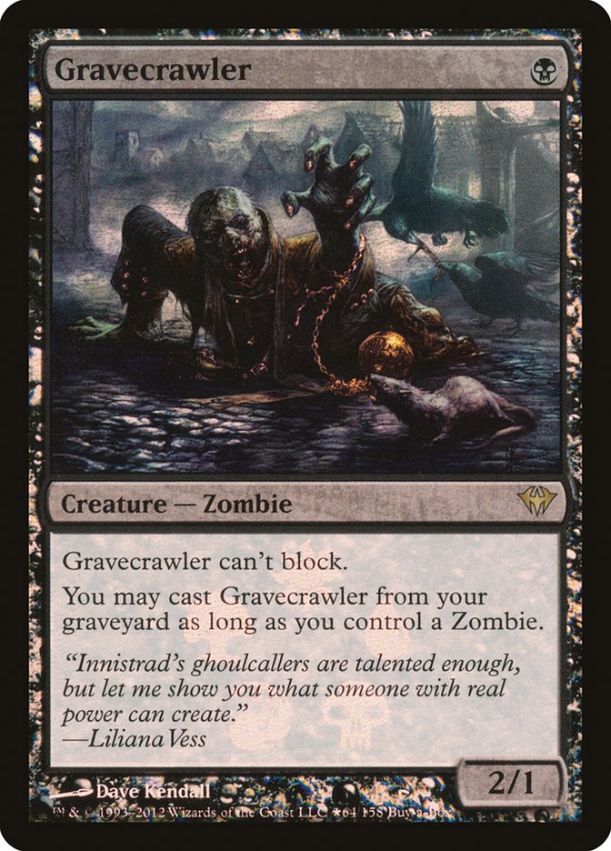 Gravecrawler (Buy-A-Box) [Dark Ascension Promos] | GrognardGamesBatavia