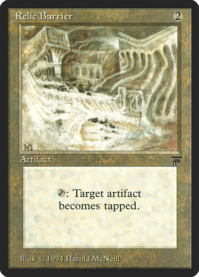 Relic Barrier [Legends] | GrognardGamesBatavia