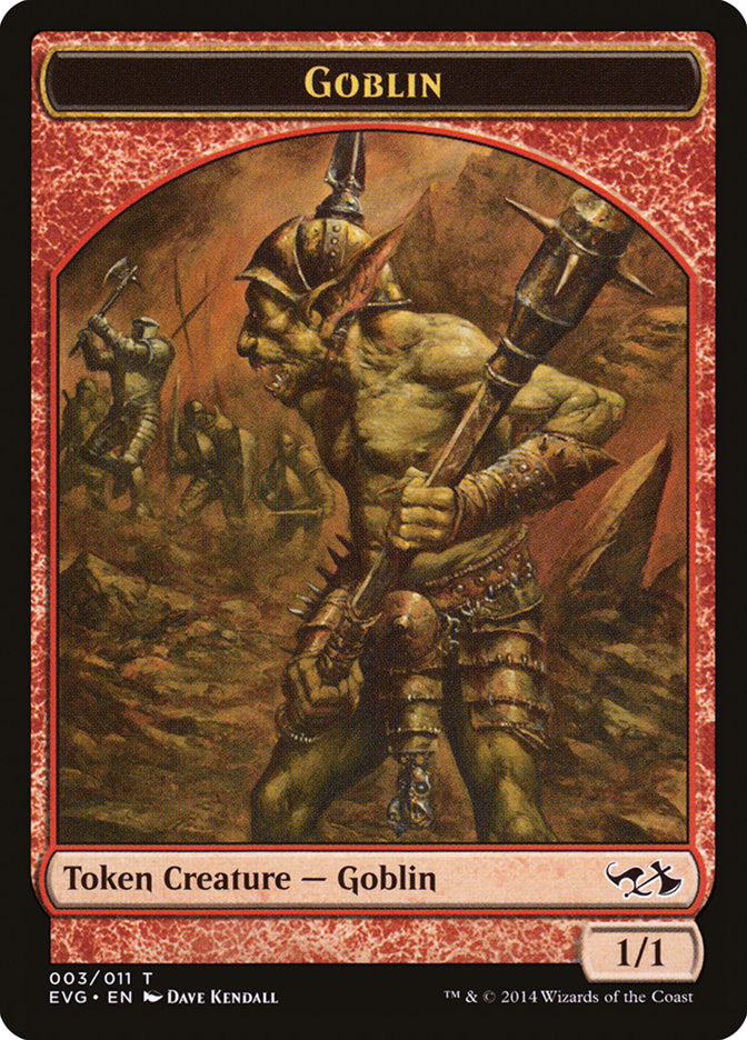Goblin Token (Elves vs. Goblins) [Duel Decks Anthology Tokens] | GrognardGamesBatavia