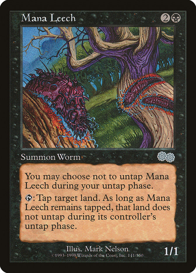 Mana Leech [Urza's Saga] | GrognardGamesBatavia