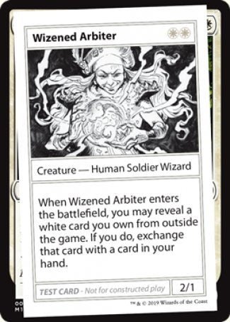 Wizened Arbiter (2021 Edition) [Mystery Booster Playtest Cards] | GrognardGamesBatavia