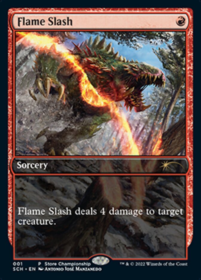 Flame Slash (Extended Art) [Store Championships 2022] | GrognardGamesBatavia