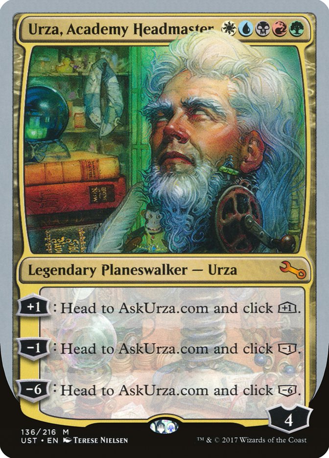 Urza, Academy Headmaster [Unstable] | GrognardGamesBatavia