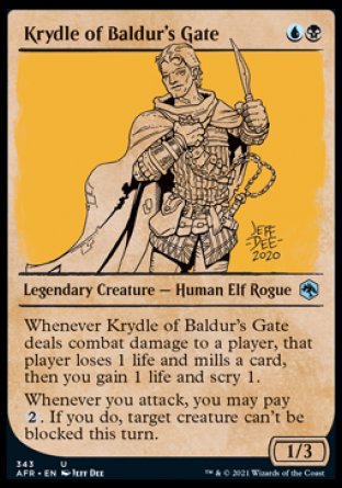 Krydle of Baldur's Gate (Showcase) [Dungeons & Dragons: Adventures in the Forgotten Realms] | GrognardGamesBatavia