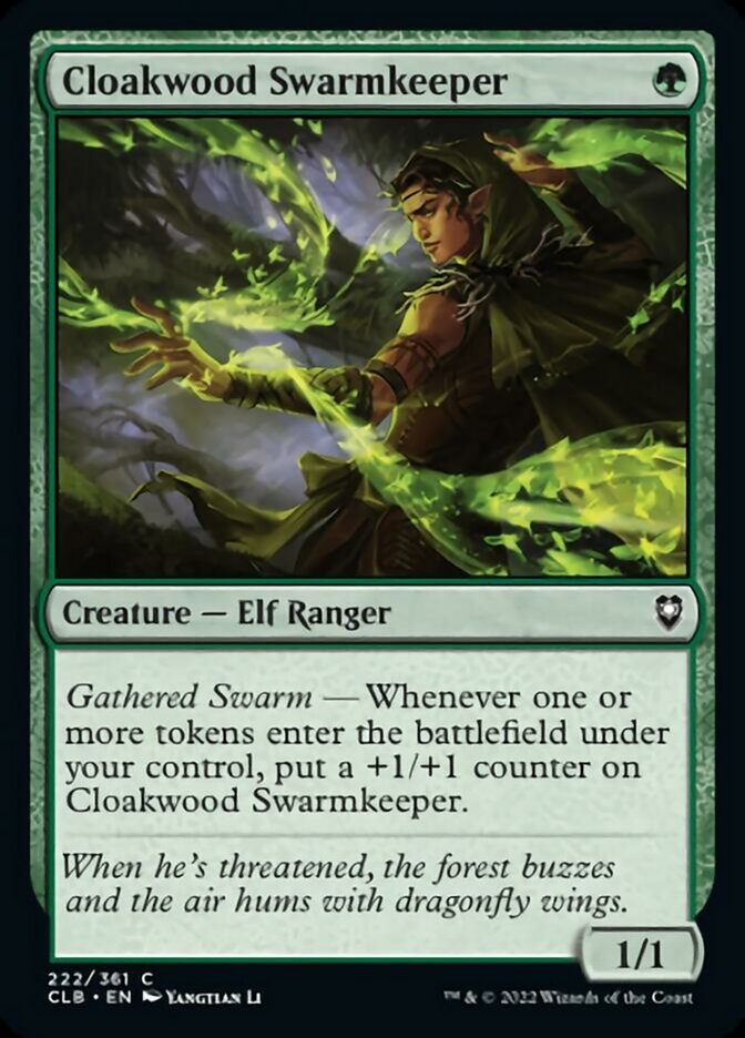 Cloakwood Swarmkeeper [Commander Legends: Battle for Baldur's Gate] | GrognardGamesBatavia