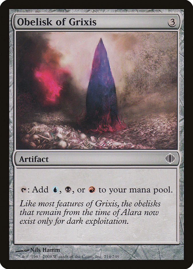 Obelisk of Grixis [Shards of Alara] | GrognardGamesBatavia