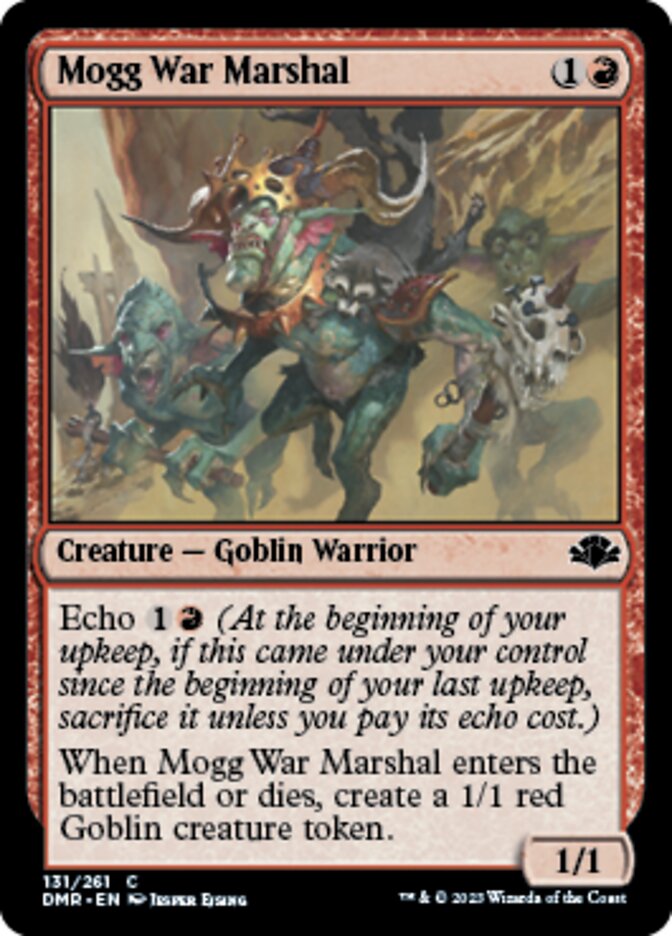 Mogg War Marshal [Dominaria Remastered] | GrognardGamesBatavia