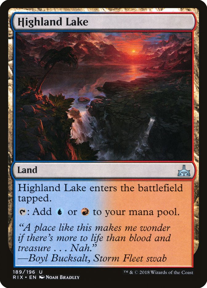 Highland Lake [Rivals of Ixalan] | GrognardGamesBatavia